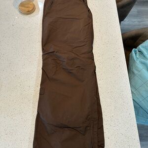 Women’s brown ski/snowboard pants